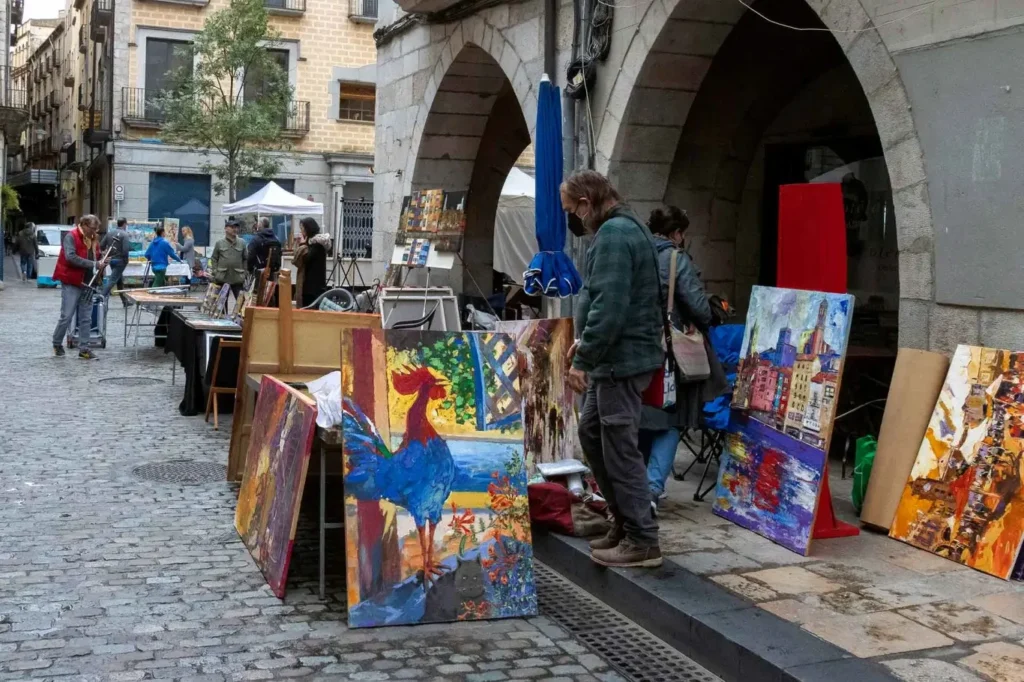 Fira de pintura al carrer
