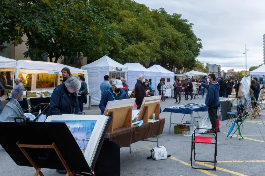 Fira de la pintura al carrer