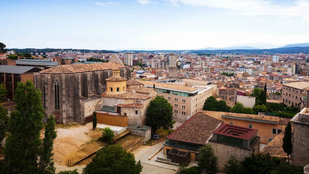 Vista de girona des de la muralla